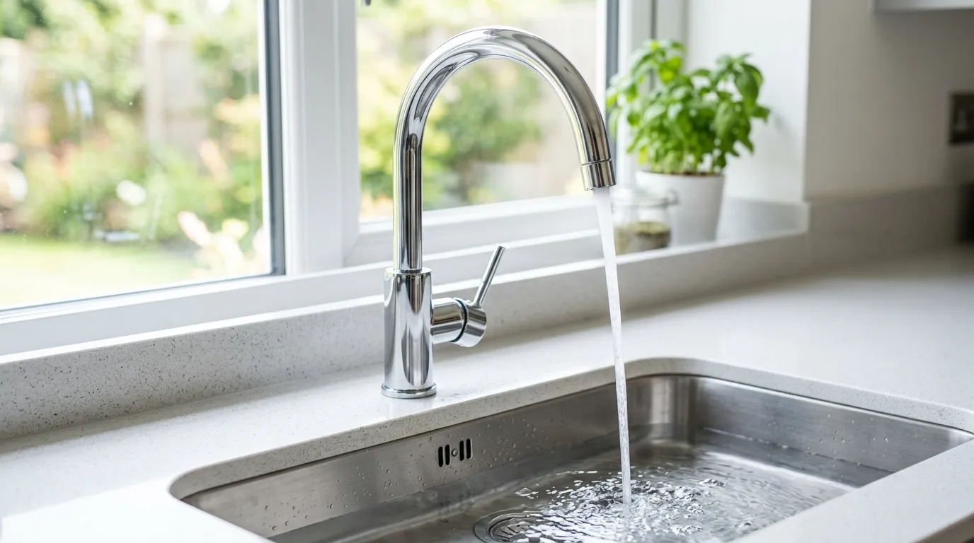 Local Plumbing Master Pros same day plumber fixing a faucet in Pace, FL